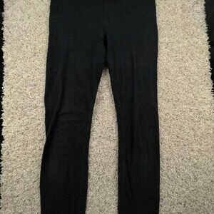 Patagonia Capilene Mens XS Black Fleece Base Layer Pants Hiking Elastic Waist *
